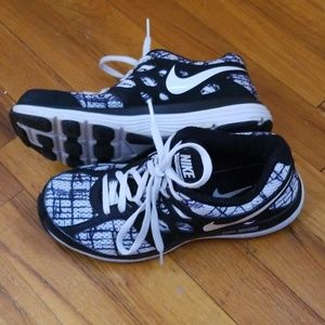 White & Black Nike Shoes